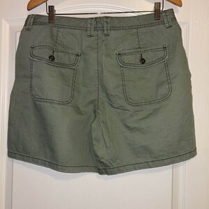 Y2K Polo Jeans Co Ralph Lauren green Hampton roll up cargo utility shorts 12